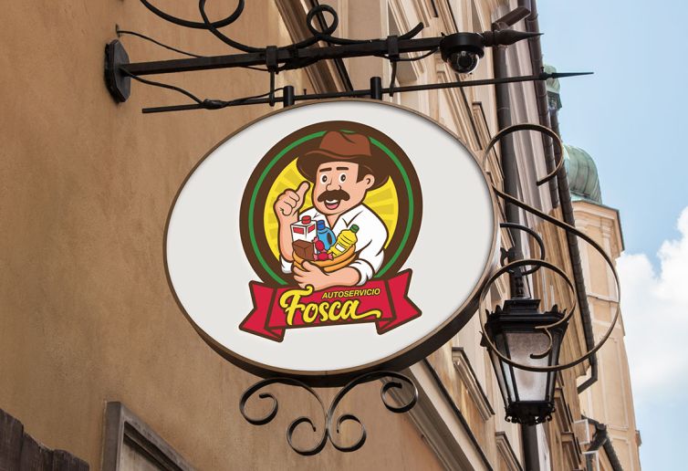 Diseño Logotipo - Autoservicio Fosca - Aviso