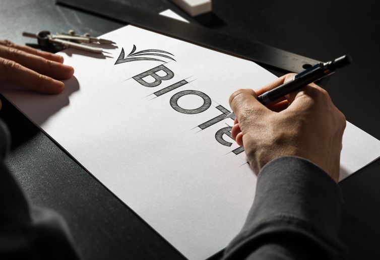 Diseño de Logotipo - BIOTerra - Boceto
