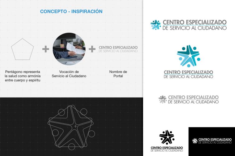 Diseño Logotipo - Centro Especializado de Servicio al Ciudadano (CESC) - MinSalud - Concepto