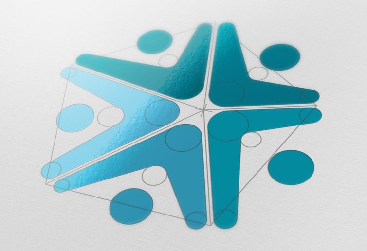 Diseño Logotipo - Centro Especializado de Servicio al Ciudadano (CESC) - MinSalud - Geometrización