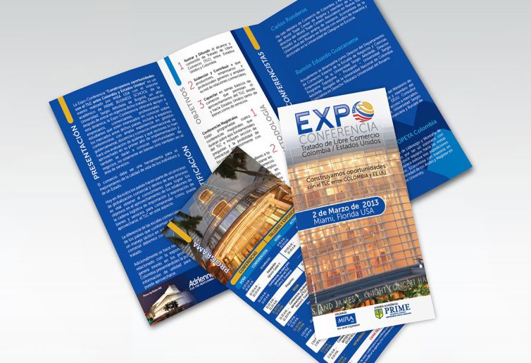 Diseño de Logotipo - Expoconferencia TLC - Brochure