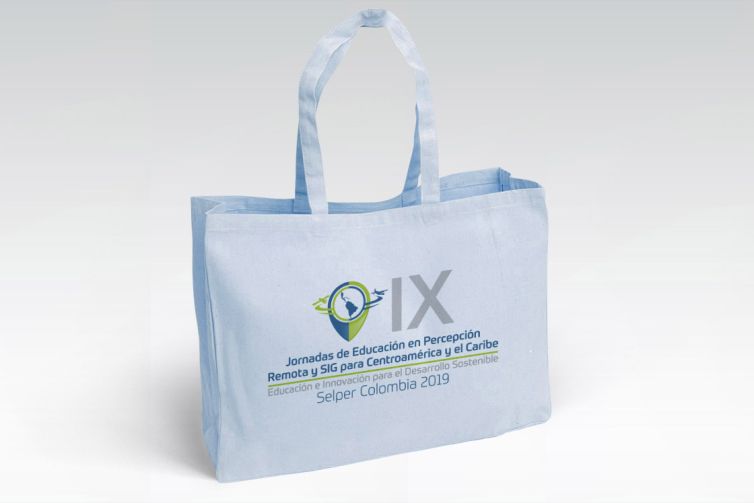 Diseño Logotipo - IX Jornadas de Educación en Percepción Remota y SIG para Centroamérica y el Caribe - Estampado
