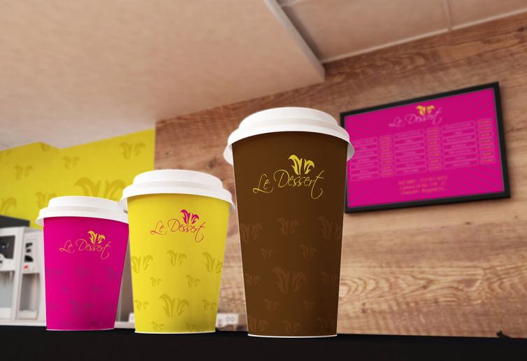 Diseño de Logotipo - Le Dessert - Branding Local