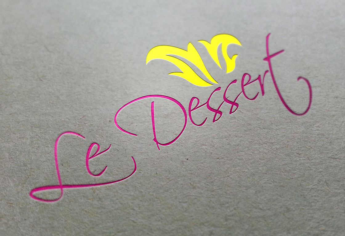 Diseño de Logotipo - Le Dessert - Papel