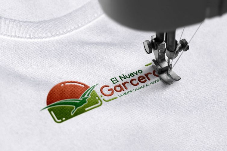 Diseño Logotipo - Supermercados El Nuevo Garcero - Bordado