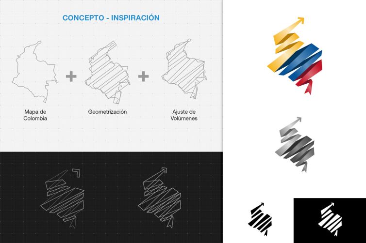 Diseño de Logotipo Interno - Regalias.co - Geometrización