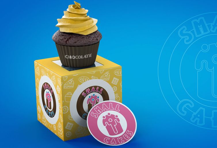 Diseño Logotipo - Small Cakes - Empaque