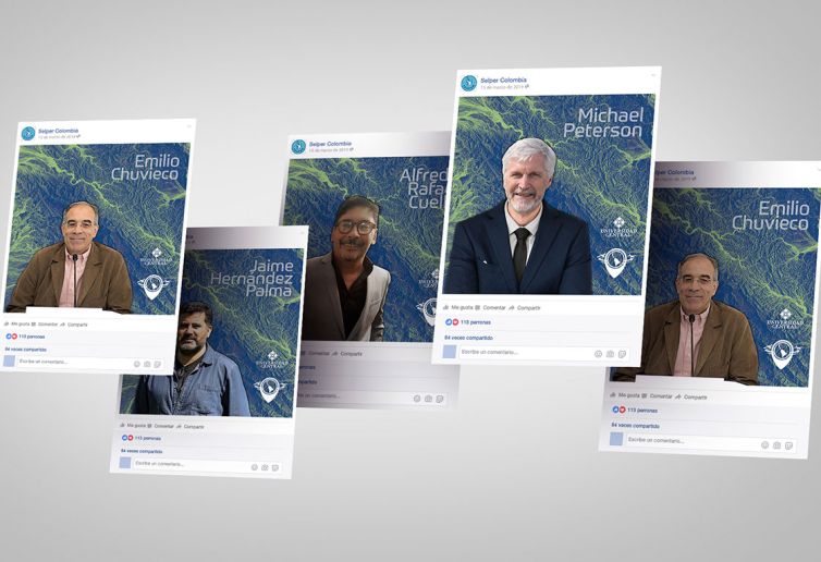Publicaciones en Fanpage de Facebook - Promoción de IX Jornadas de Educación en Percepción Remota y SIG para Centroamérica y el Caribe