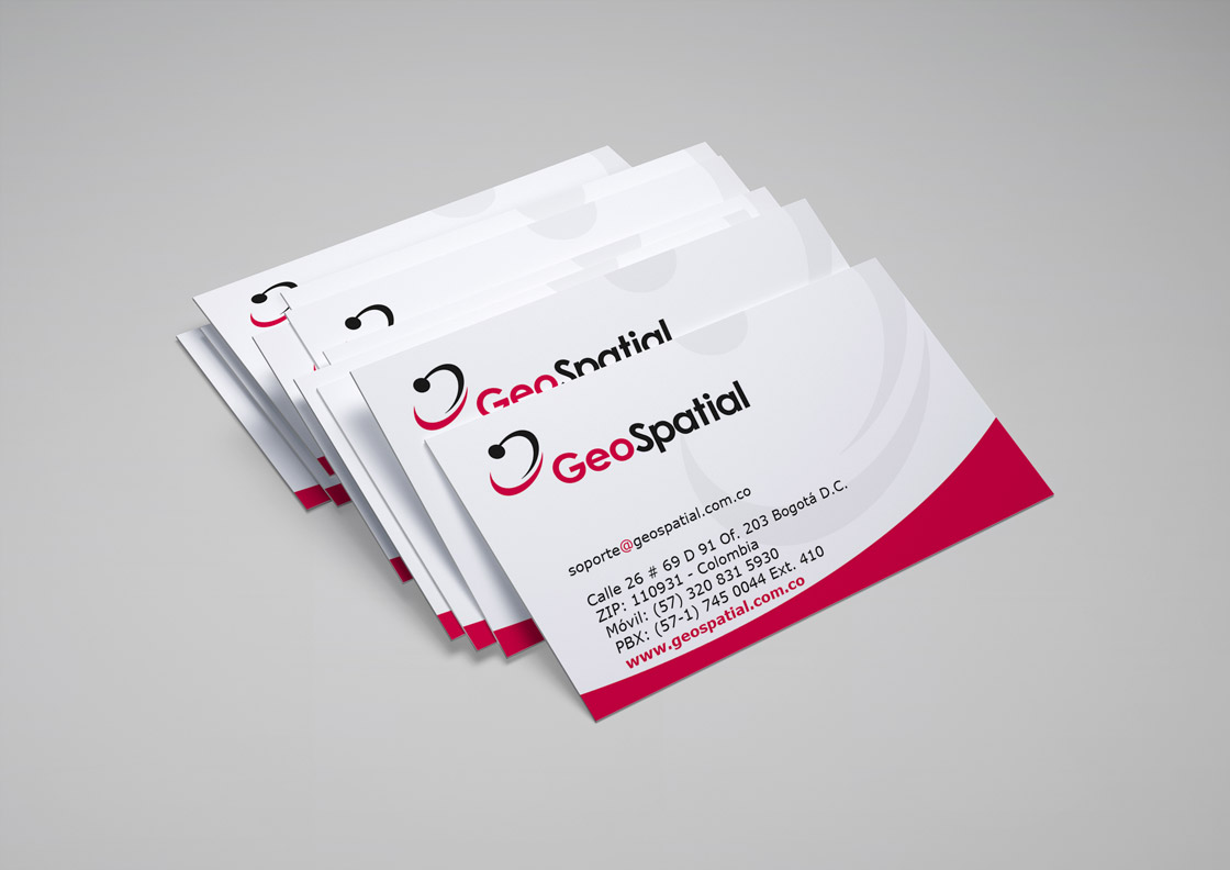 Tarjetas Personales - GeoSpatial