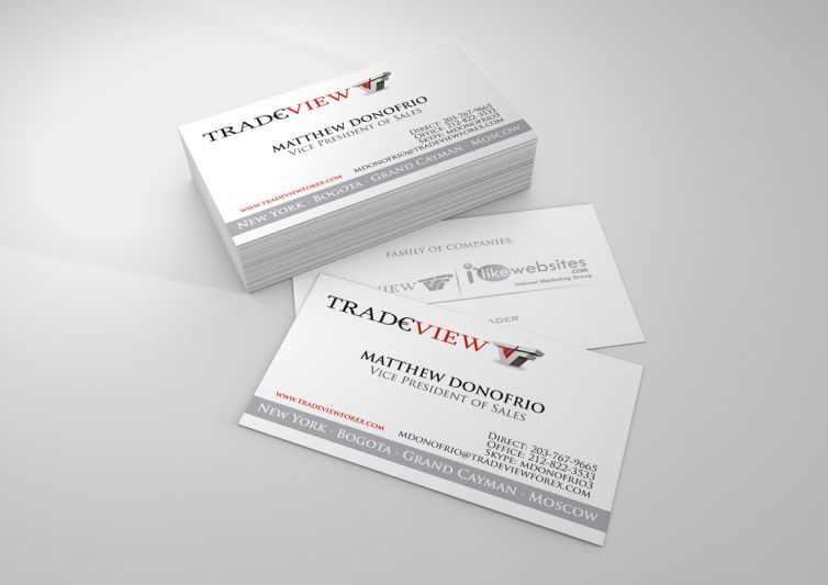 Tarjetas Personales - Tradeview Forex