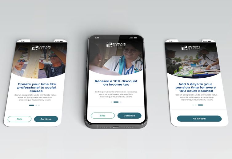 Caso de estudio - Diseño UX - Aplicación Móvil Dona tu tiempo