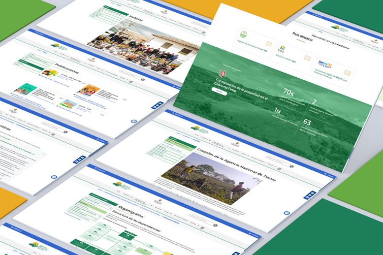 Diseño Web - Portal Agencia Nacional de Tierras - ANT