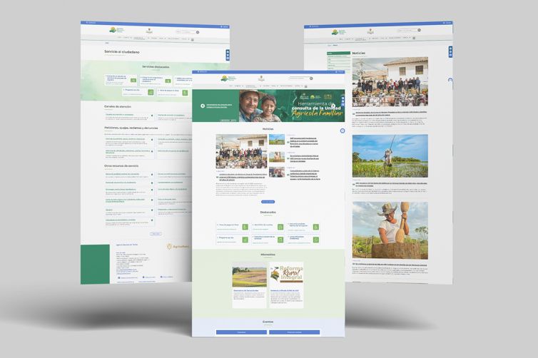 Diseño Web - Portal Agencia Nacional de Tierras - ANT